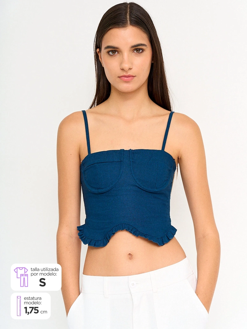 BLUSA SIN MANGAS MUJER INDEX FECORSE - 1
