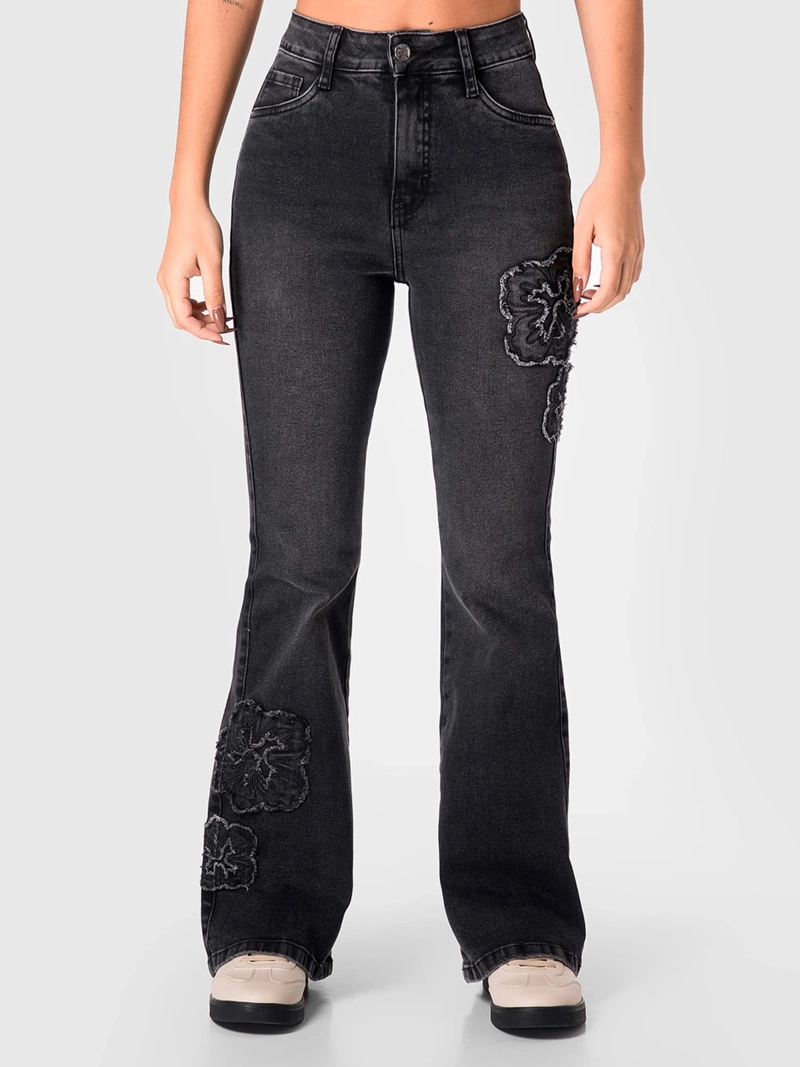 JEAN FLARE MUJER SQUEEZE ALGODÓN URZULA - 2
