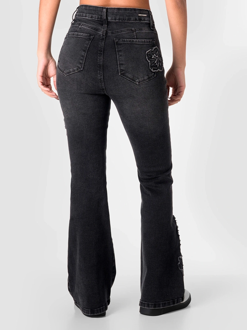 JEAN FLARE MUJER SQUEEZE ALGODÓN URZULA - 3