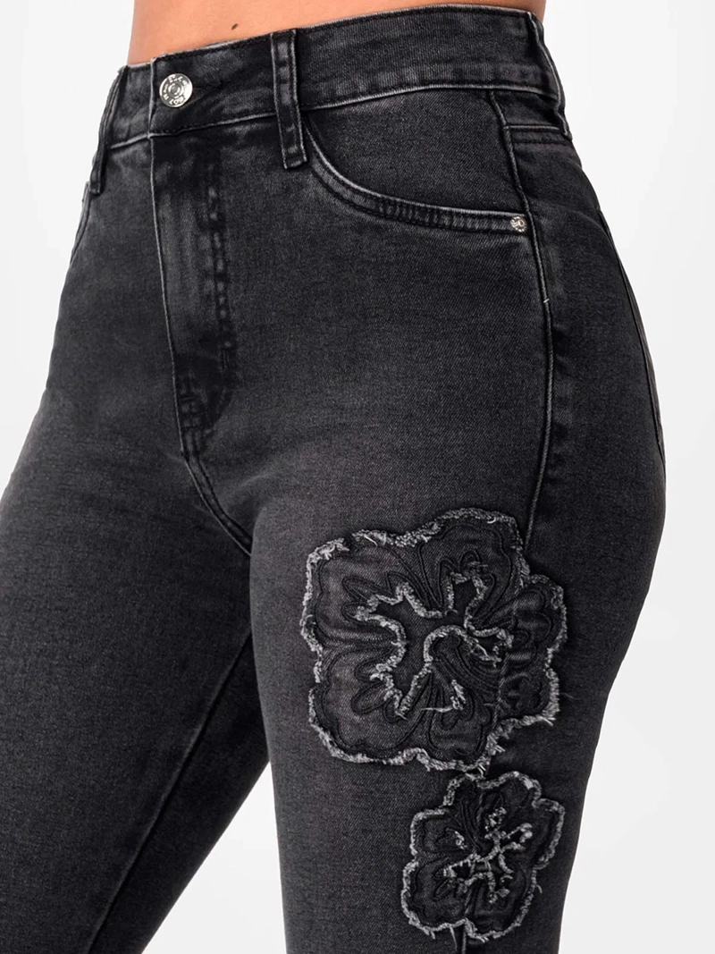 JEAN FLARE MUJER SQUEEZE ALGODÓN URZULA - 5
