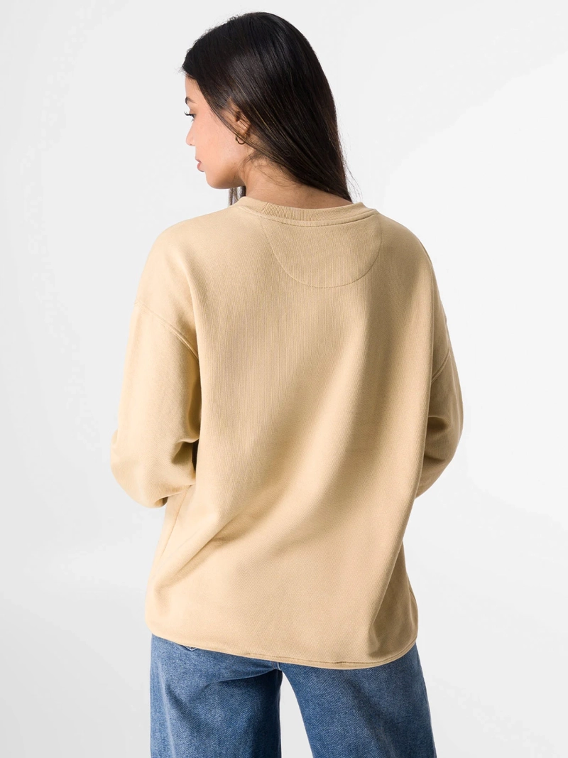 POLERA MUJER SQUEEZE BEIGE ALGODÓN STITCH - 3