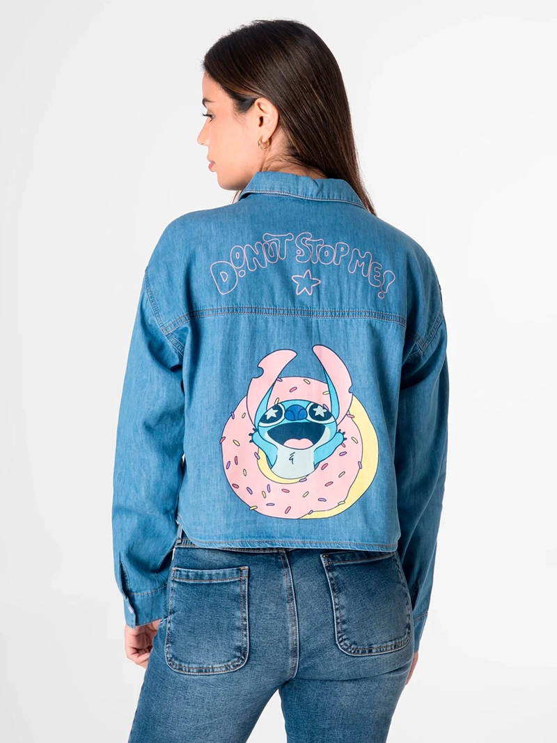 BLUSA MANGA LARGA MUJER SQUEEZE DENIM YESSY STITCH - 3