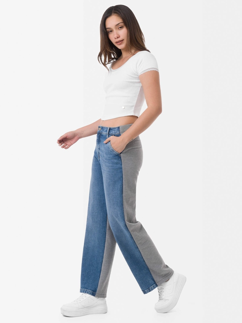 JEAN STRAIGHT MUJER GOCCOS BRIXAN - 1