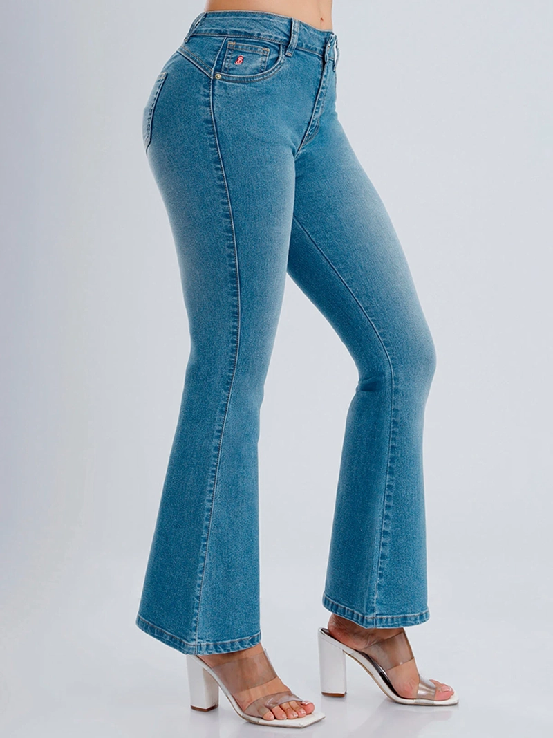 JEAN FLARE MUJER KANSAS ALGODÓN - 2