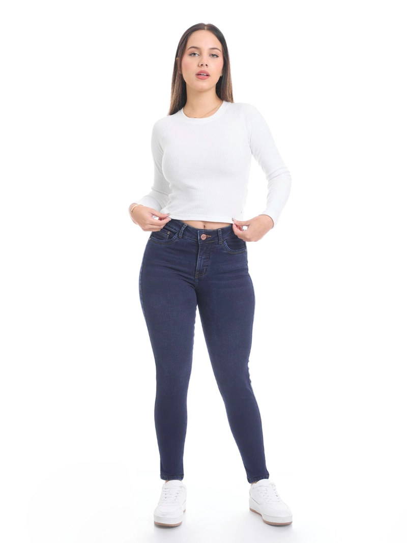 JEAN SKINNY MUJER METAL JEANS ALGODÓN ALLISON - 1