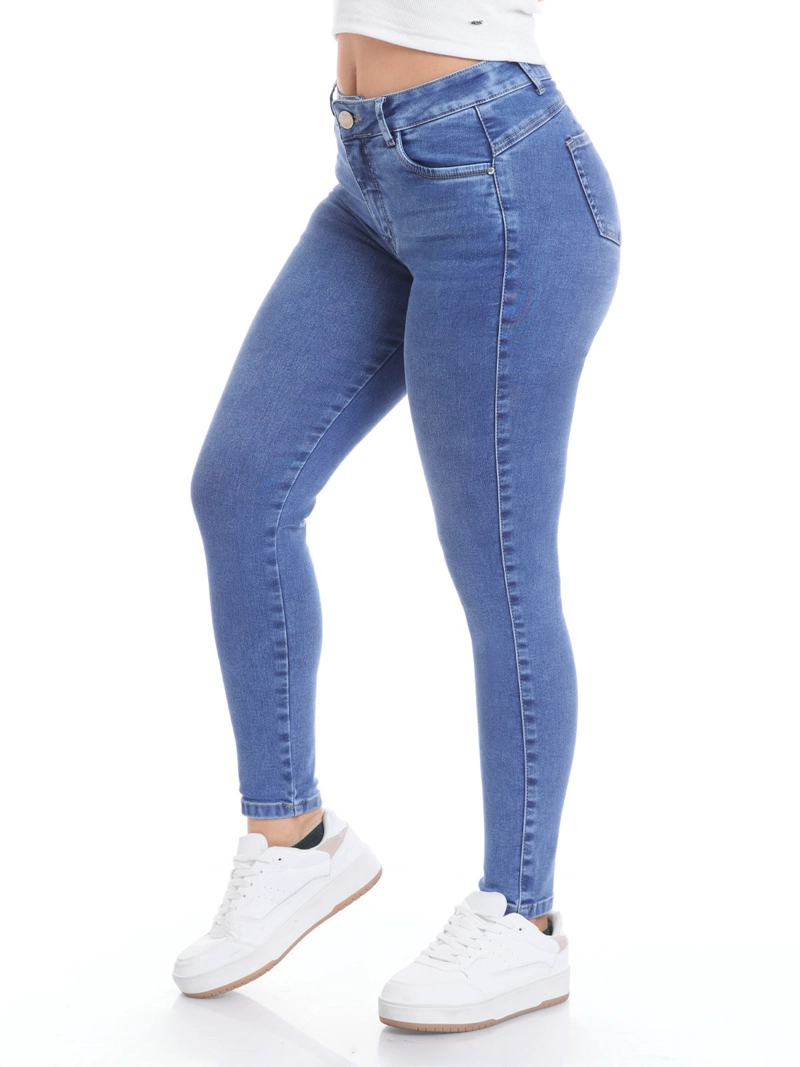 JEAN SKINNY MUJER METAL JEANS ALGODÓN ALLISON - 3