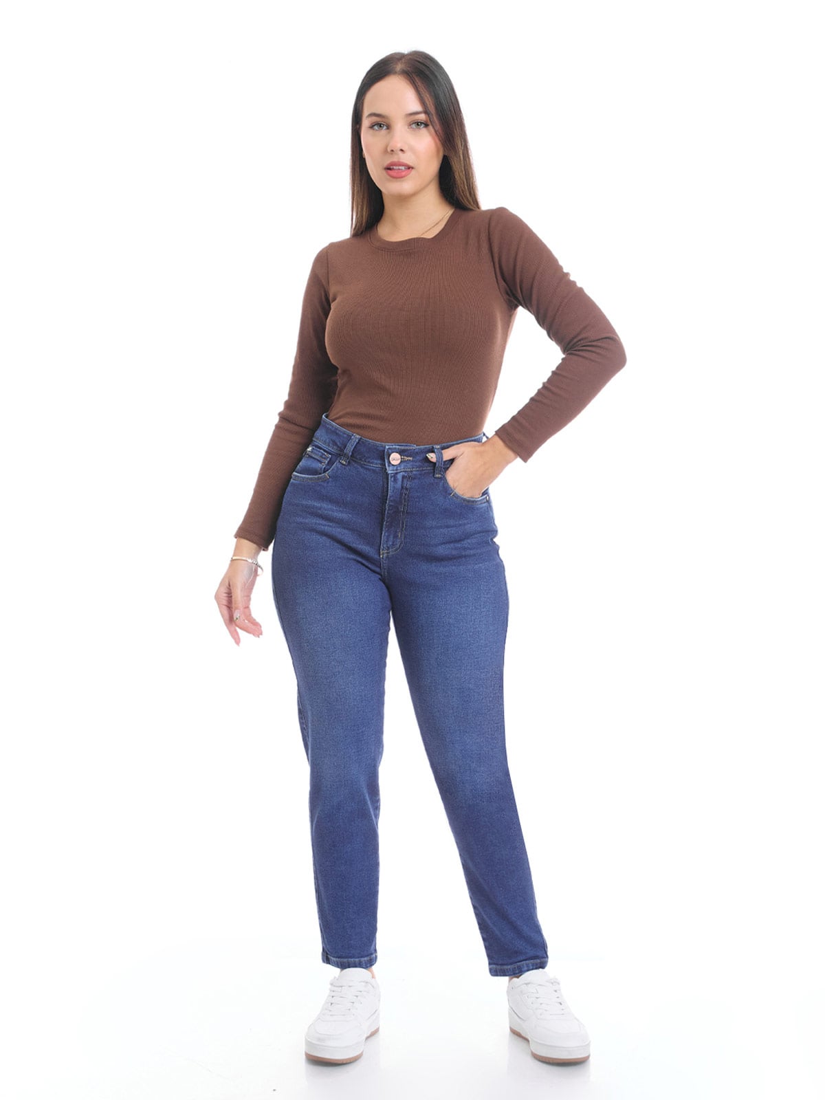 JEAN MOM MUJER METAL JEANS ALGODÓN MONICA - 1