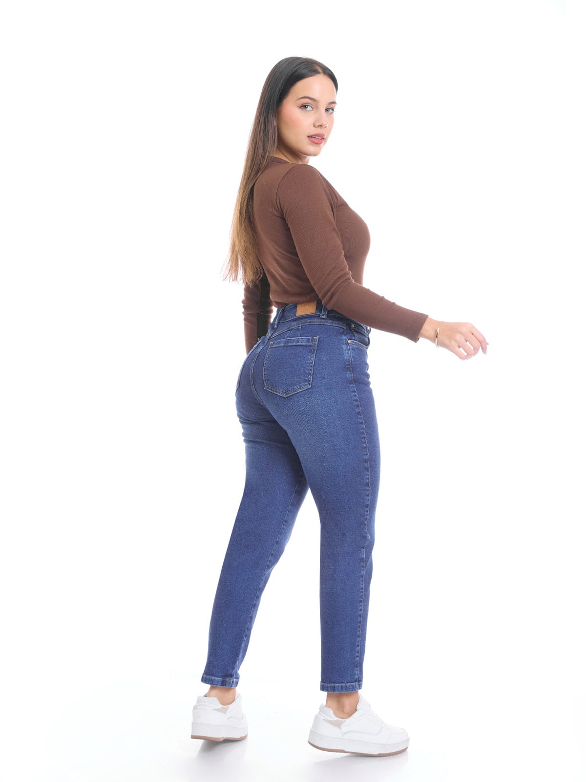 JEAN MOM MUJER METAL JEANS ALGODÓN MONICA - 4
