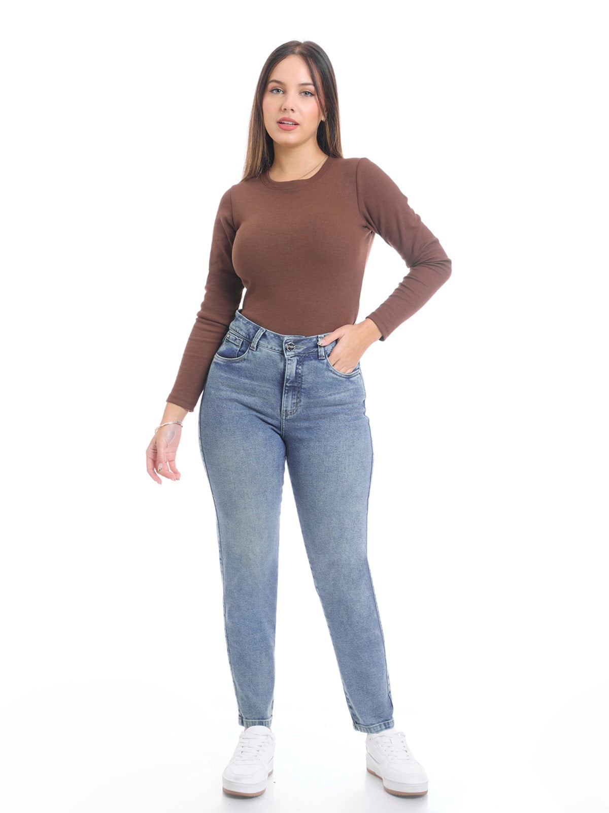 JEAN MOM MUJER METAL JEANS ALGODÓN MONICA - 1