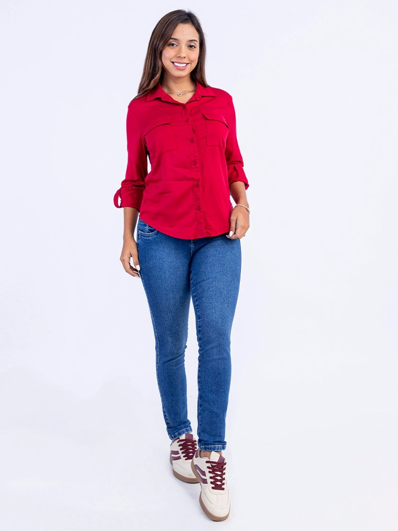 JEAN SKINNY MUJER SODA BLUES ALGODÓN TAULA - 1