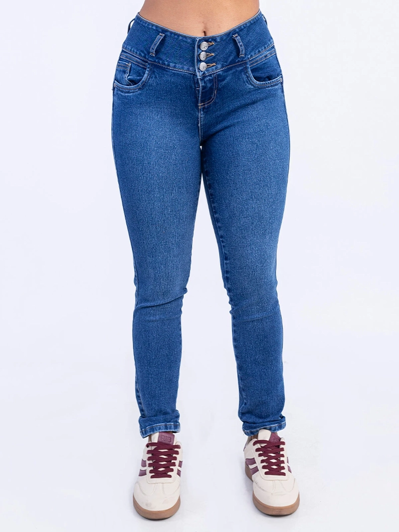 JEAN SKINNY MUJER SODA BLUES ALGODÓN TAULA - 2