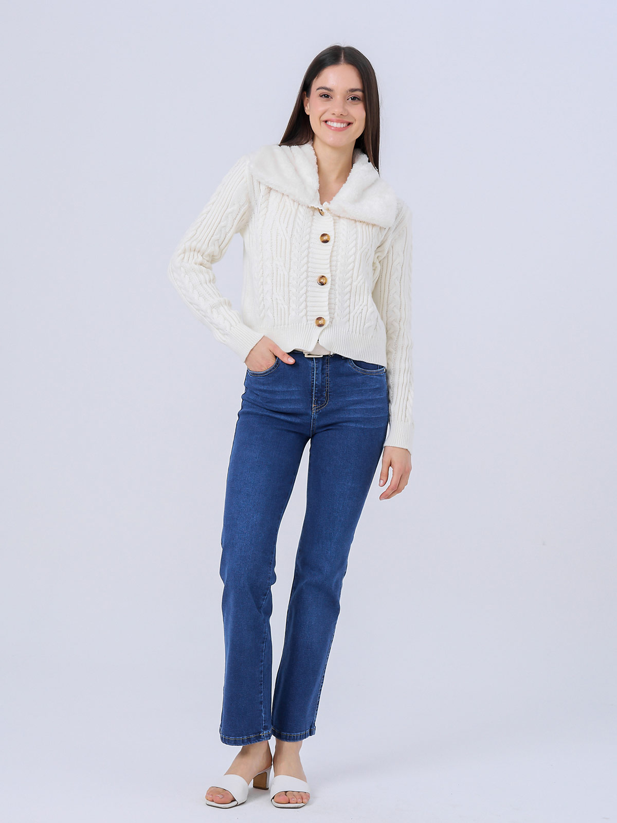 JEANS ALGODÓN RECTO MUJER ALEJANDRA BAIGORRIA MARIMAR - 1