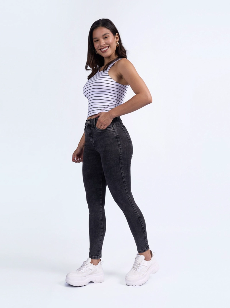 JEAN SKINNY MUJER BRONCO ALGODÓN TANIA - 1