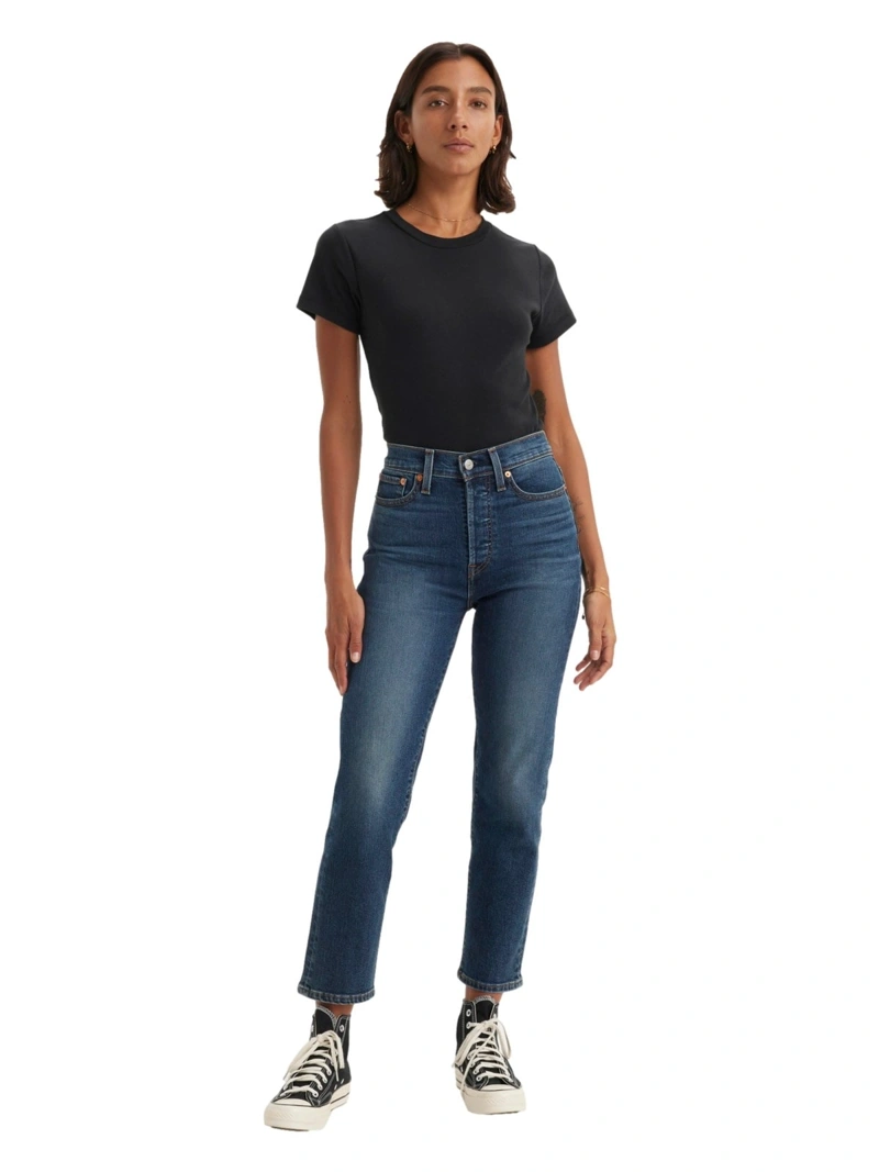 JEAN RECTO MUJER LEVI'S AZUL ALGODÓN WEDGIE STRAIGHT - 1