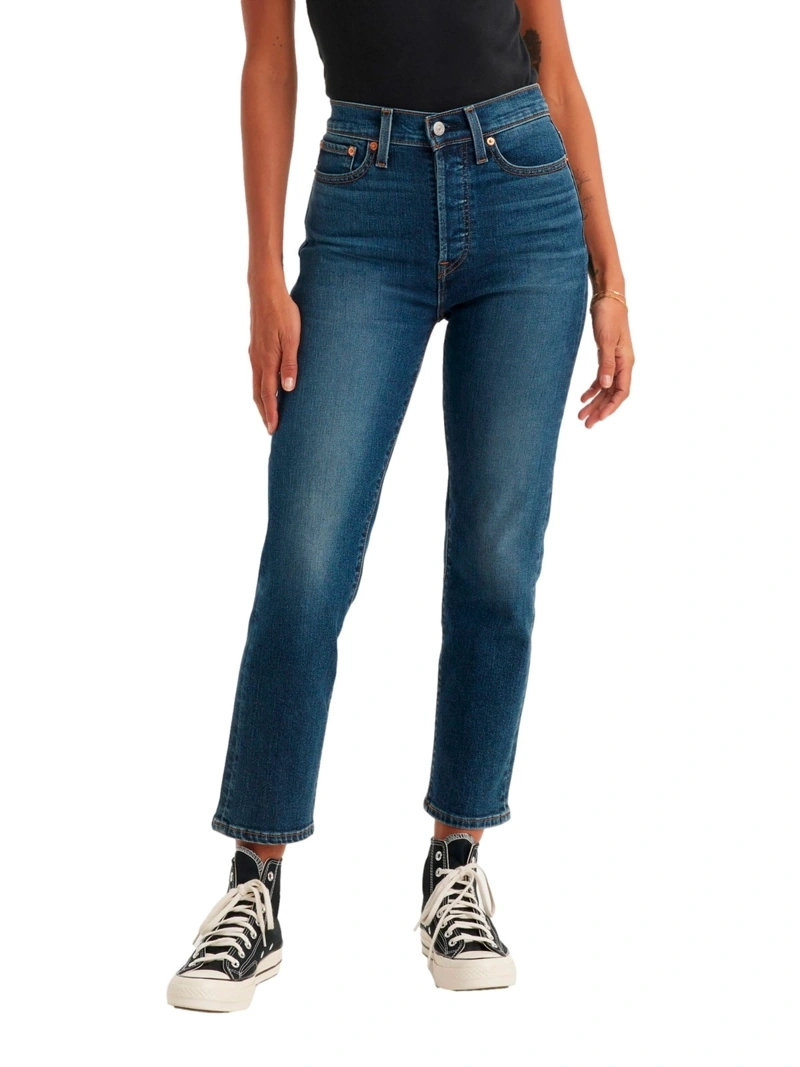 JEAN RECTO MUJER LEVI'S AZUL ALGODÓN WEDGIE STRAIGHT - 2