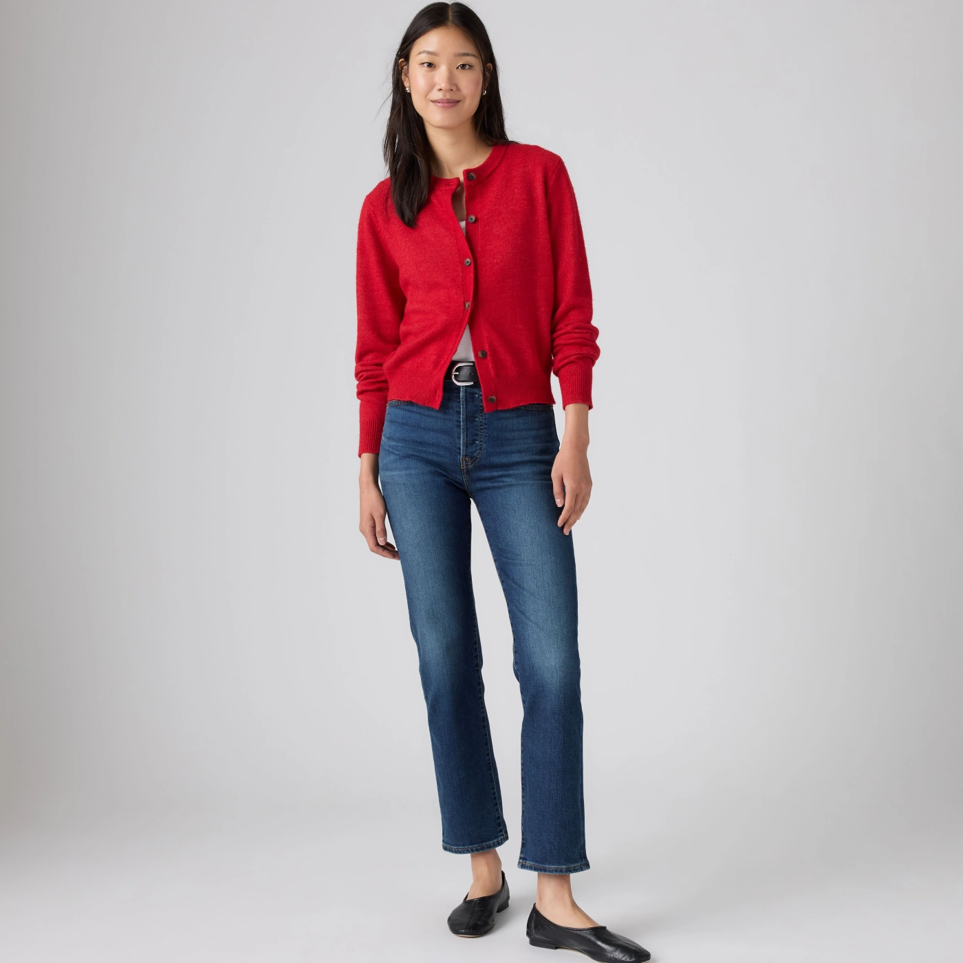 JEAN RECTO MUJER LEVI'S AZUL ALGODÓN WEDGIE STRAIGHT - 1