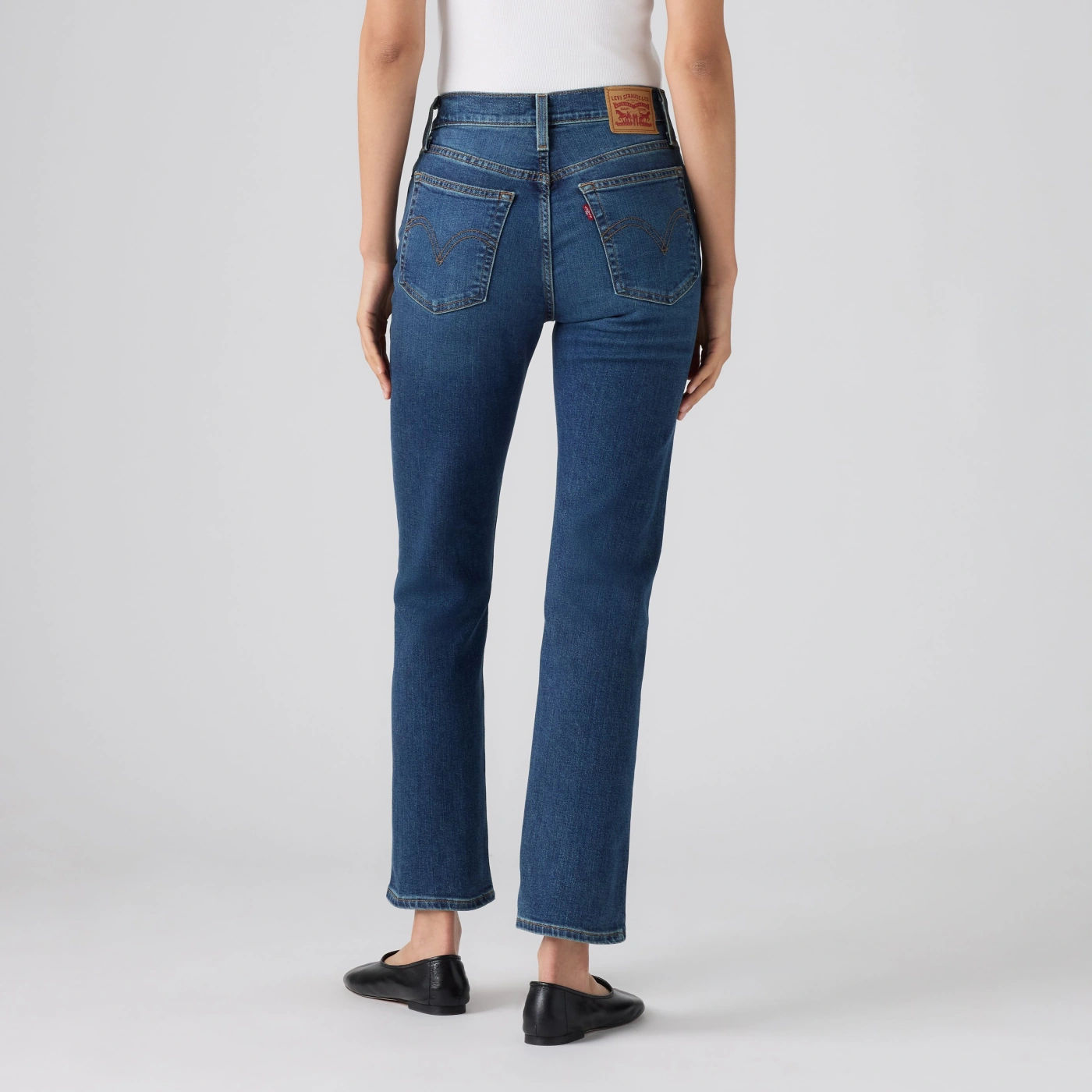 JEAN RECTO MUJER LEVI'S AZUL ALGODÓN WEDGIE STRAIGHT - 5
