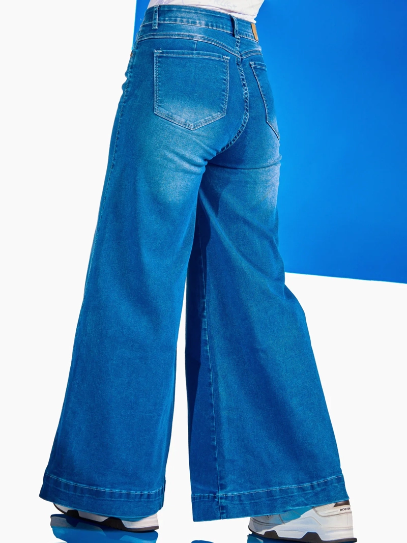 JEANS ALGODÓN PALAZZO MUJER ALEJANDRA BAIGORRIA KENIA - 3