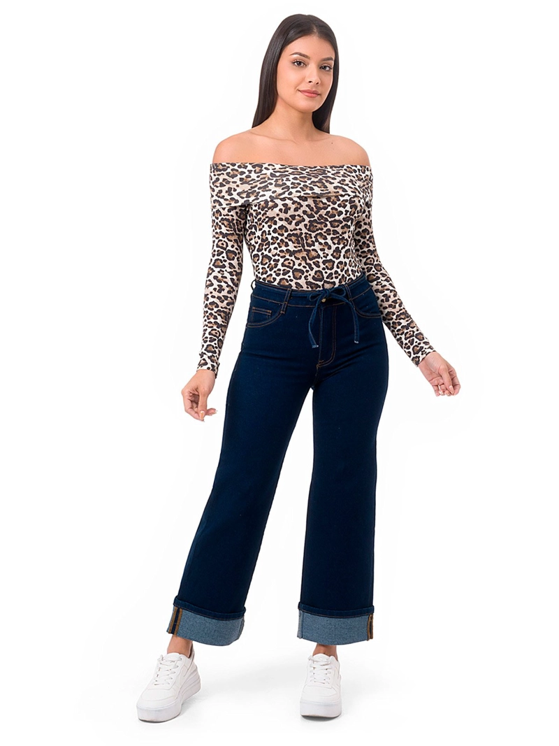 JEANS RECTO MUJER PIONIER PLATA MHYTA 2 - 1