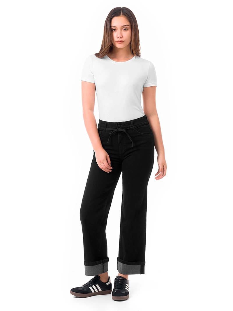 JEANS RECTO MUJER PIONIER PLATA MHYTA 2 - 1