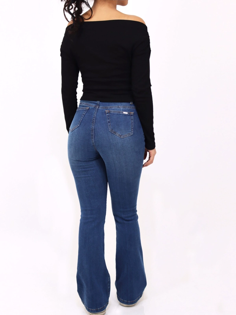 JEAN REGULAR MUJER KAYRA POBLET PERFECT FIT SKYNNY TM BOOT CUT DENIM - 3
