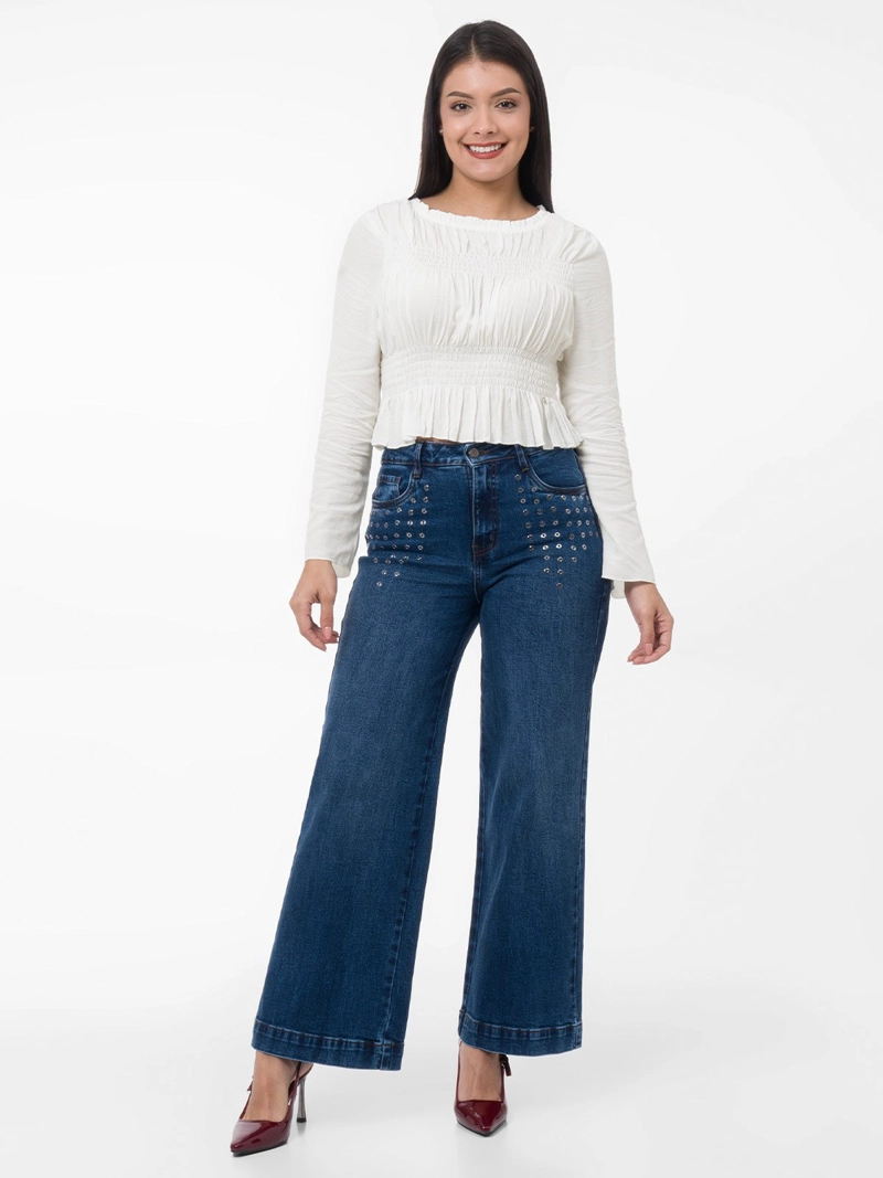 BLUSA MANGA LARGA MUJER GOCCOS HARPOR - 1