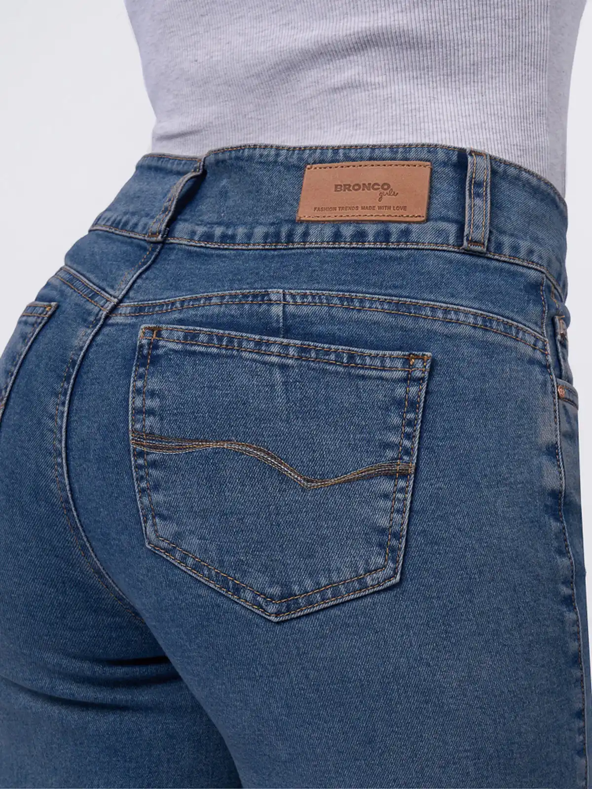 JEANS ALGODÓN WIDELEG MUJER BRONCO CAMERON - 5