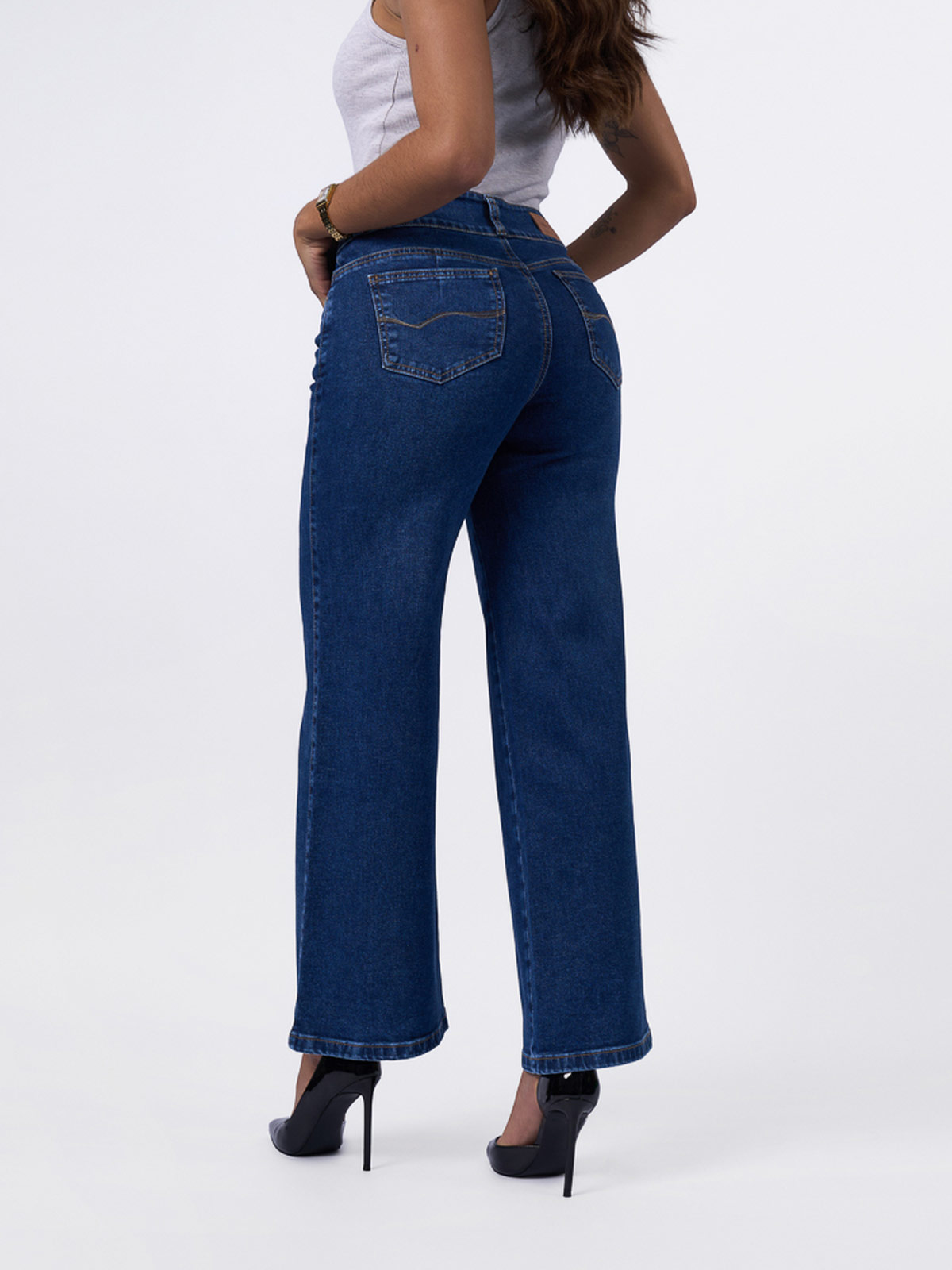 JEANS ALGODÓN WIDELEG MUJER BRONCO CAMERON - 3