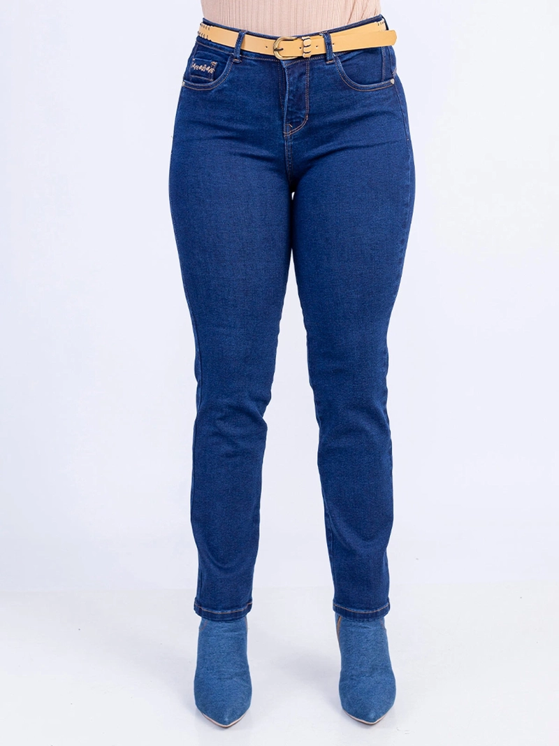JEANS ALGODÓN SLIM MUJER SODA BLUES KASANDRA - 2