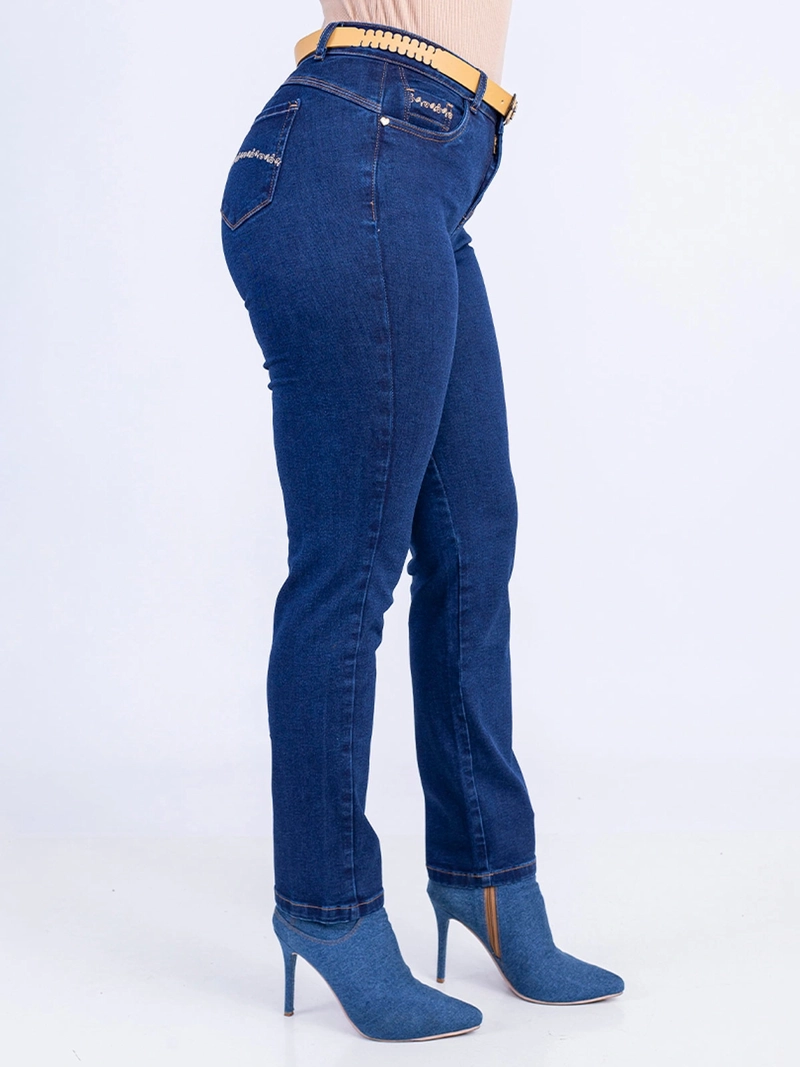 JEANS ALGODÓN SLIM MUJER SODA BLUES KASANDRA - 3