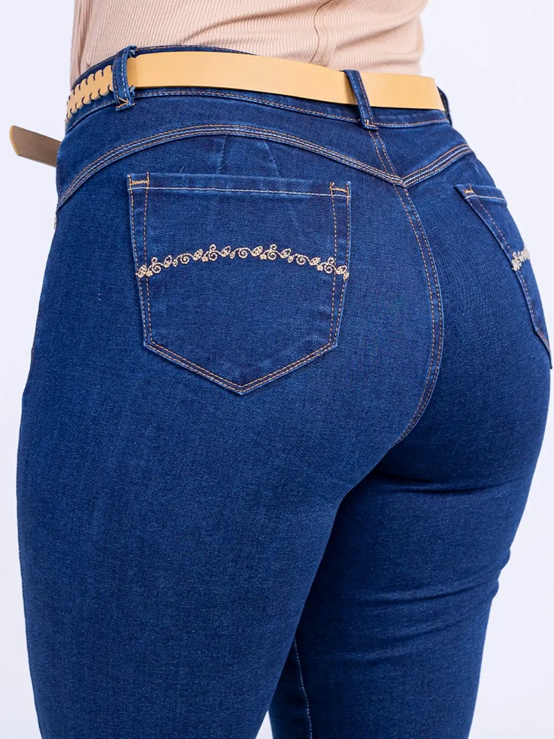 JEANS ALGODÓN SLIM MUJER SODA BLUES KASANDRA - 5