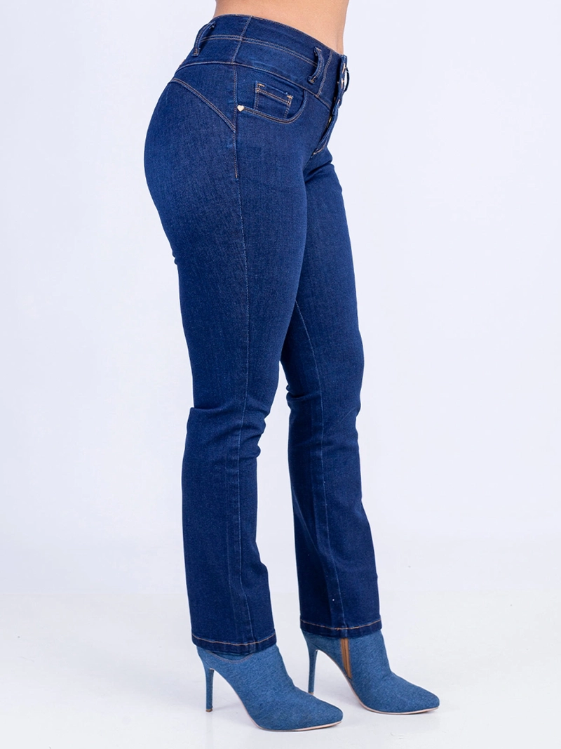 JEANS ALGODÓN RECTO MUJER SODA BLUES VIRGINIA - 3