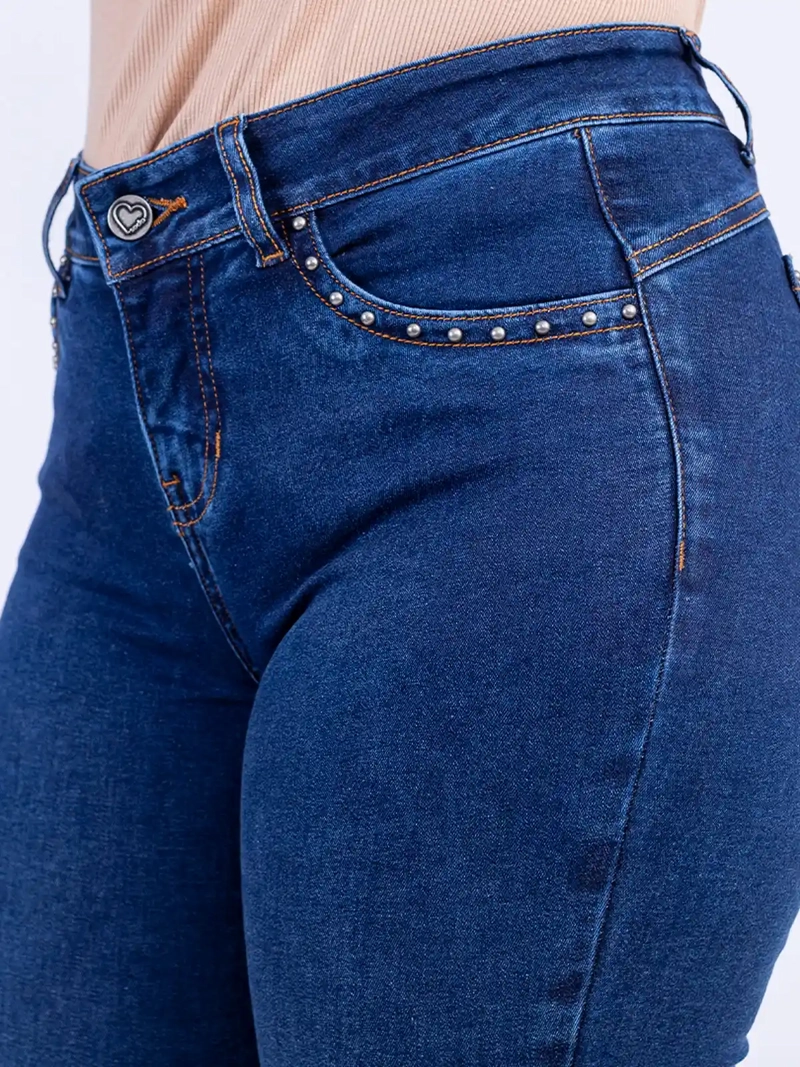 JEANS ALGODÓN SKINNY MUJER SODA BLUES BORA - 5