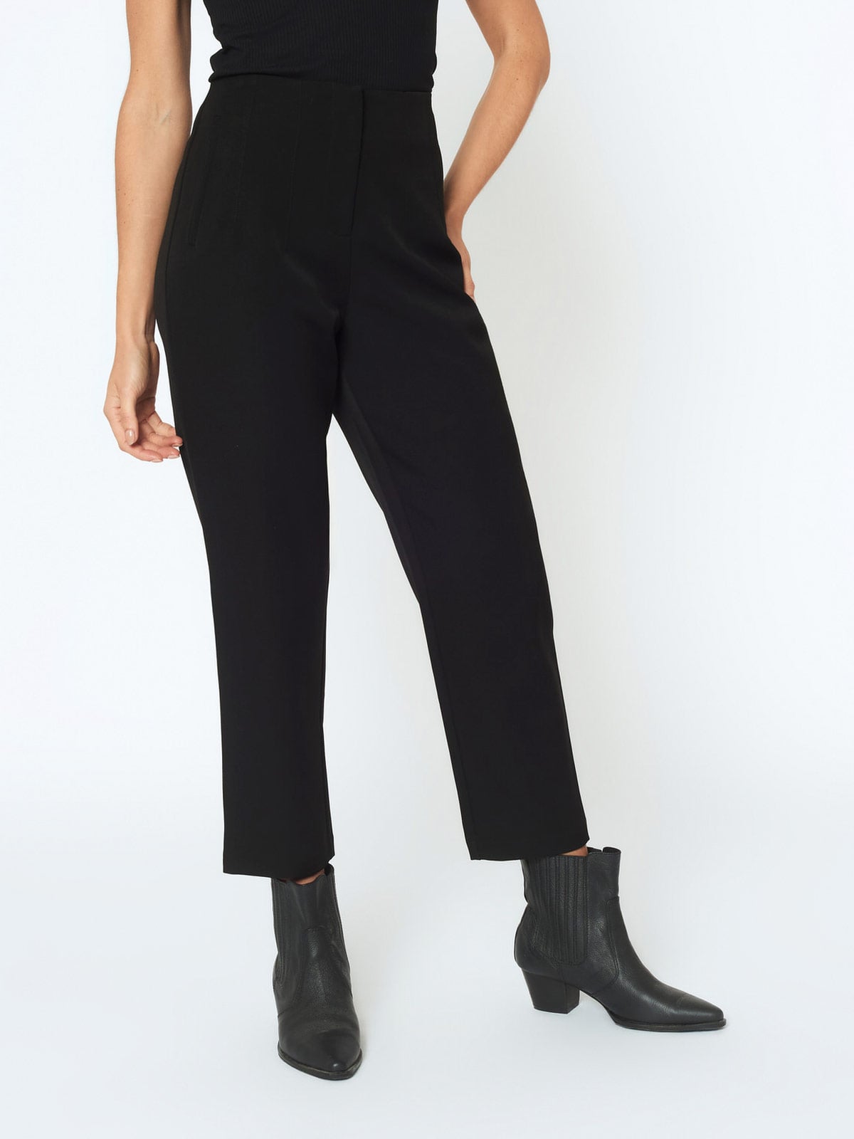 PANTALÓN RECTO MUJER MENTHA Y CHOCOLATE BERBERLY - 1