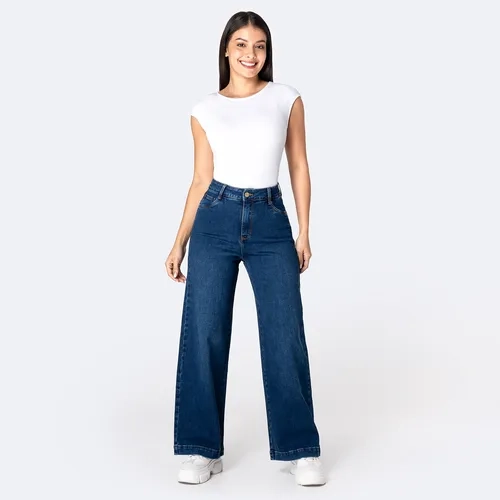 JEAN WIDELEG MUJER PIONIER NEGRO LARAAH - 5