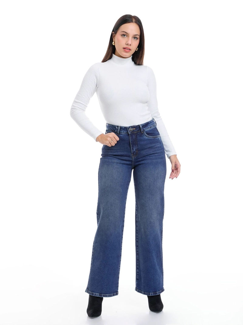 JEANS ALGODÓN STRAIGHT MUJER METAL JEANS NATALIA - 1