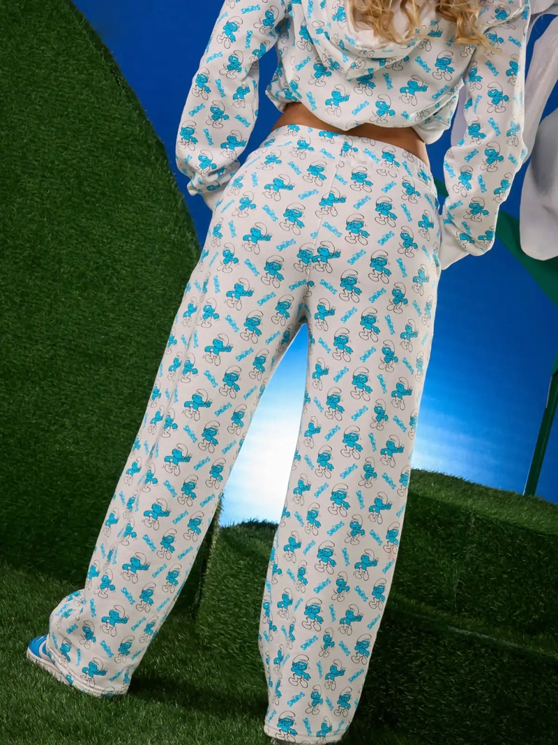 PANTALÓN DE BUZO ALGODÓN MUJER ALEJANDRA BAIGORRIA SMURF - 3