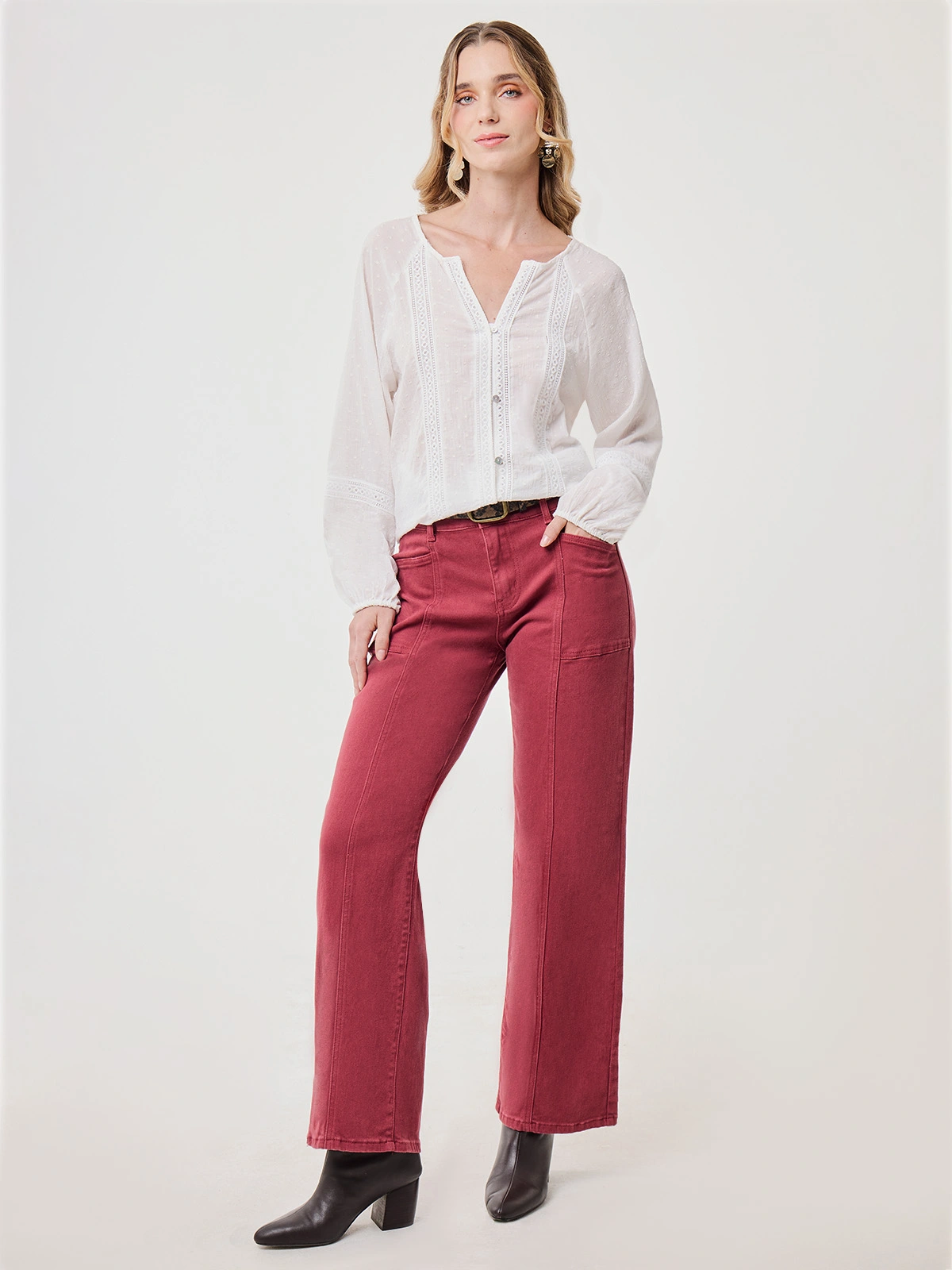 PANTALÓN REGULAR MUJER TATIENNE EMERALD - 5