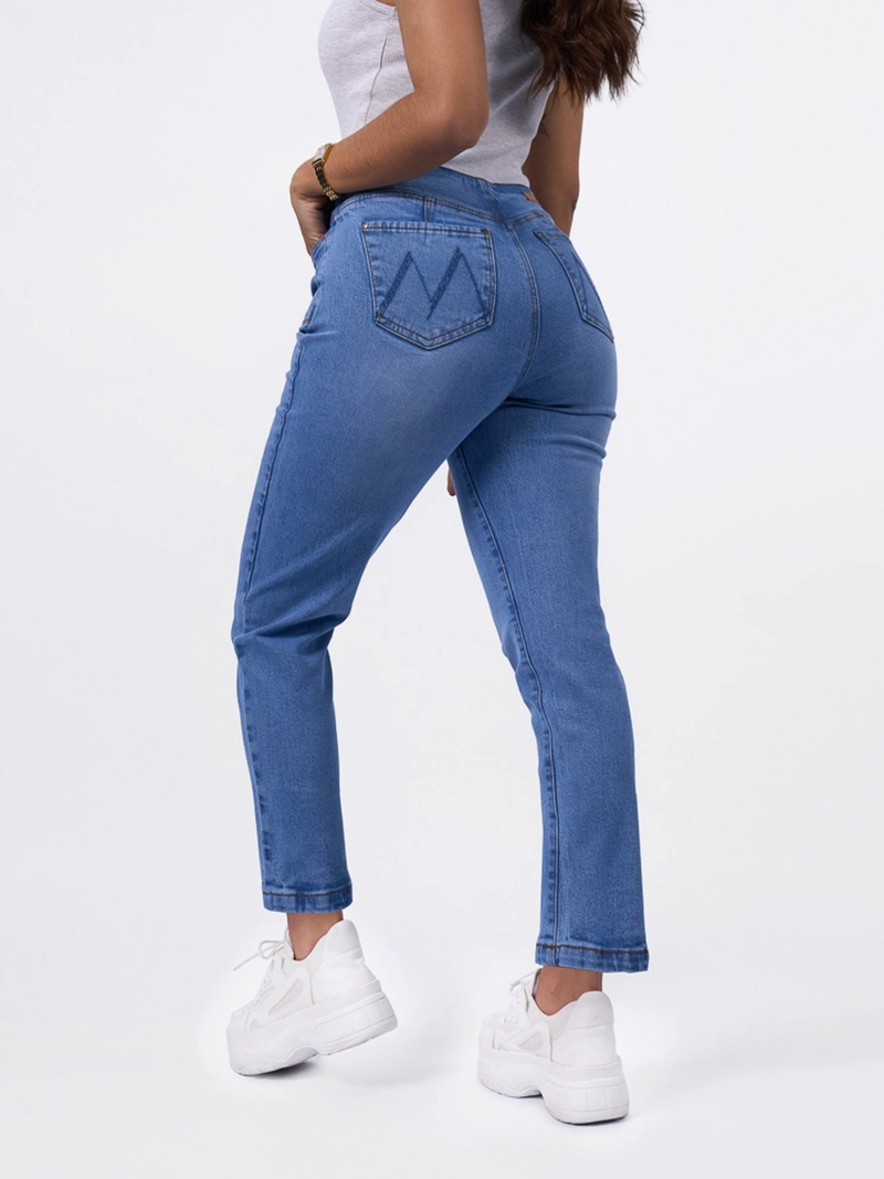 JEANS ALGODÓN SLOUCHY MUJER MACHINE - 3