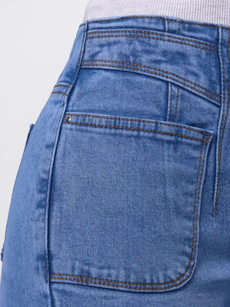 JEANS ALGODÓN SLOUCHY MUJER MACHINE - 5