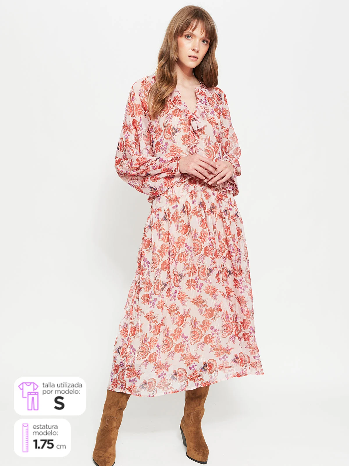 VESTIDO LARGO MUJER TATIENNE DOLMAR - 1