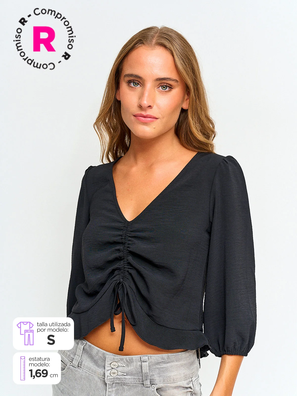 BLUSA MANGA LARGA MUJER INDEX CLARA - 1