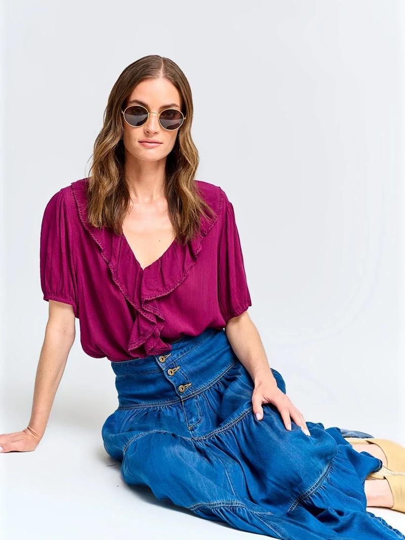 BLUSA MANGA CORTA MUJER TATIENNE CLOTILDE - 4