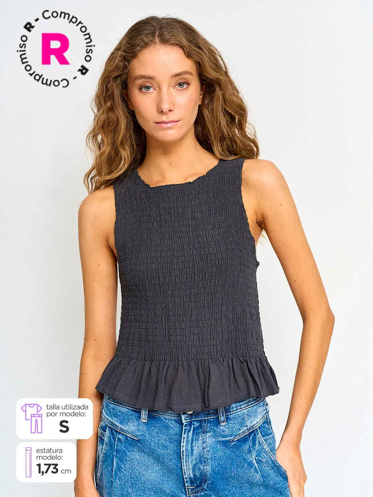 BLUSA SIN MANGAS MUJER BARBADOS BARA - 1