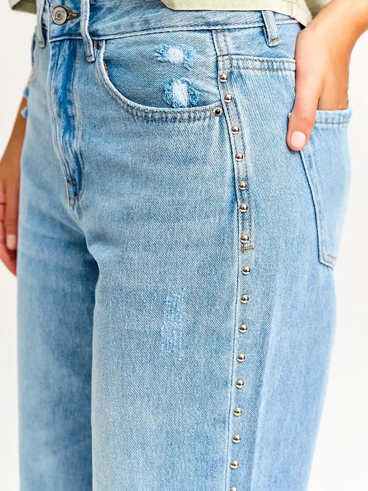 JEANS MUJER AERO TACHAS - 4