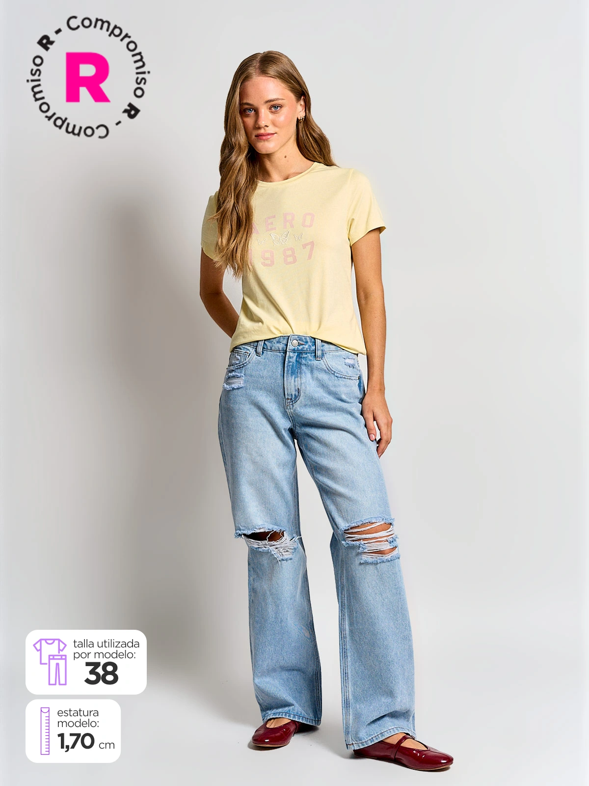 JEANS REGULAR MUJER AERO SARA - 1