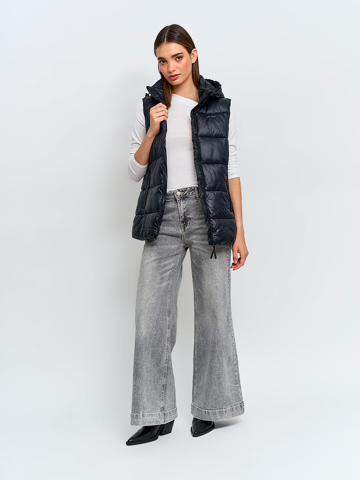 CHALECO MUJER PEPE JEANS CORTA - 4