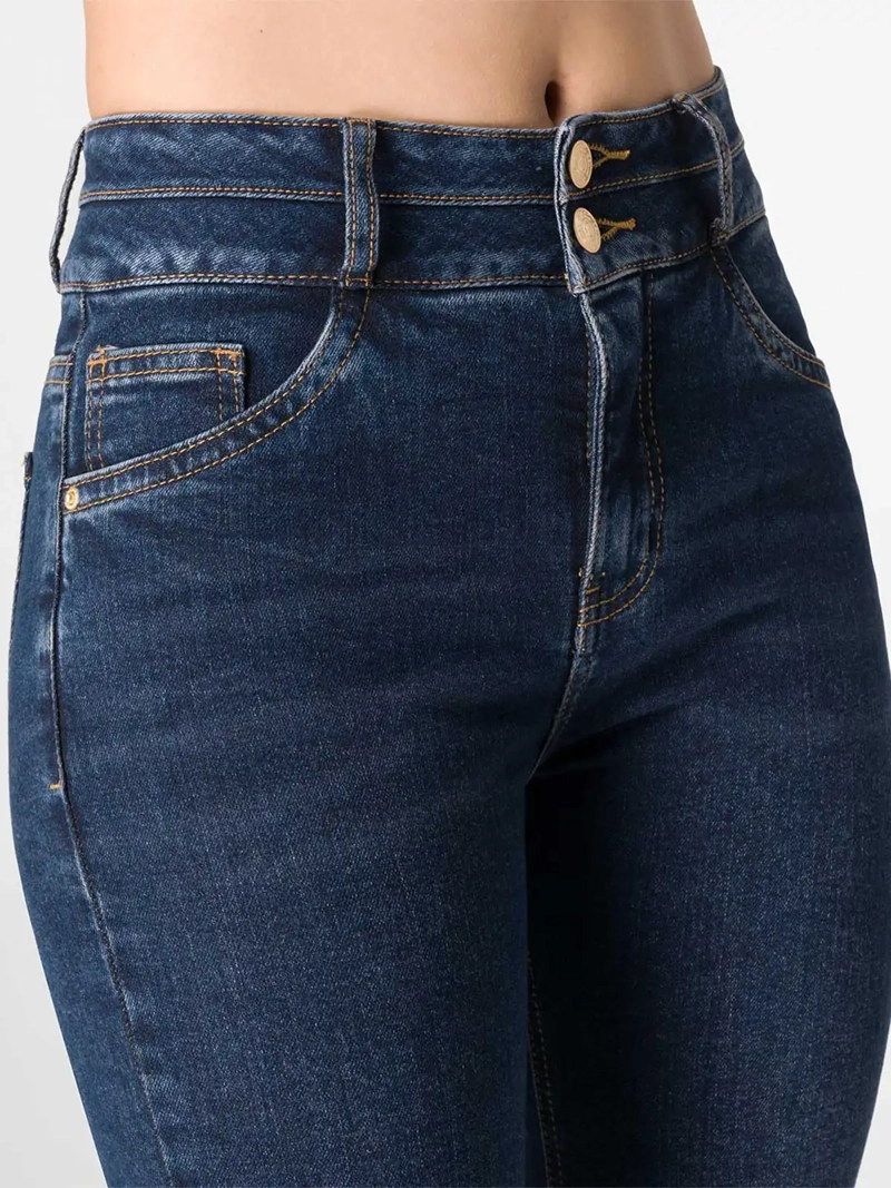 JEANS ALGODÓN FLARE MUJER SQUEEZE AMALEA - 4