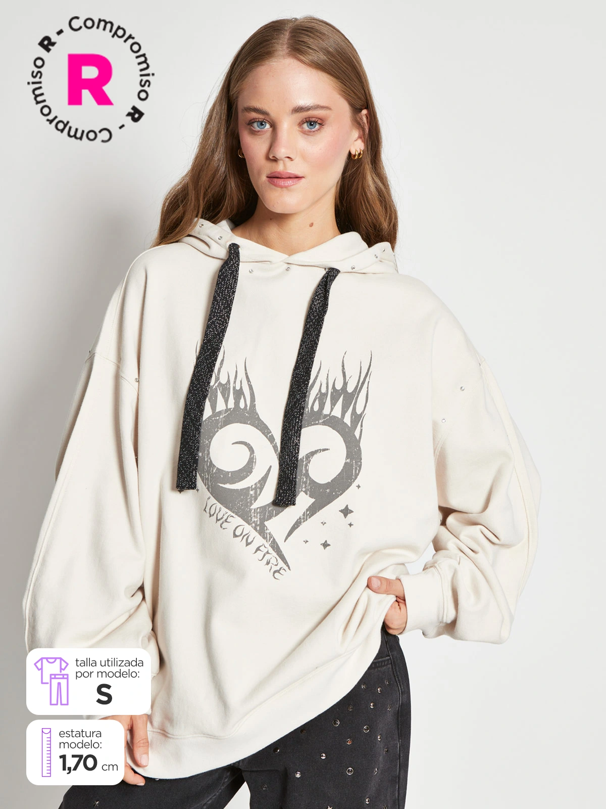 POLERA MANGA LARGA MUJER BARBADOS CAPUCHA - 1