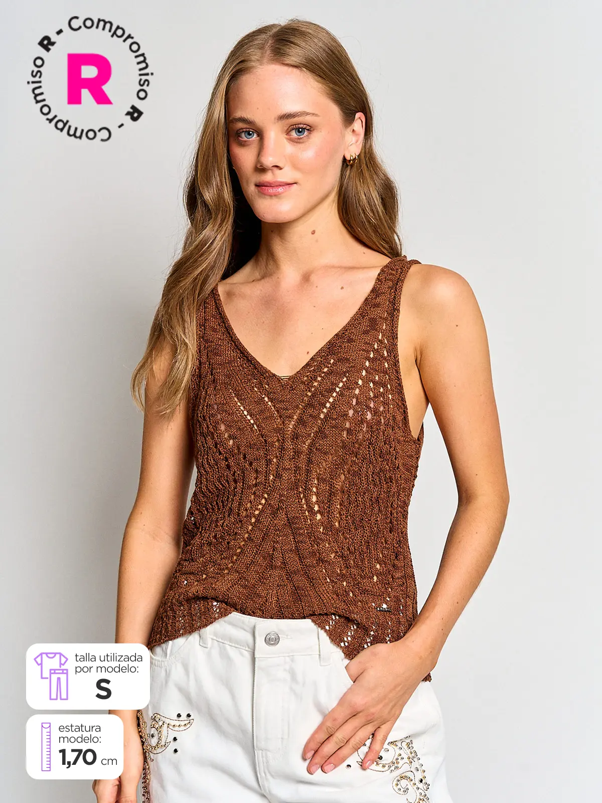 POLO SIN MANGAS MUJER BARBADOS BROCHET - 1